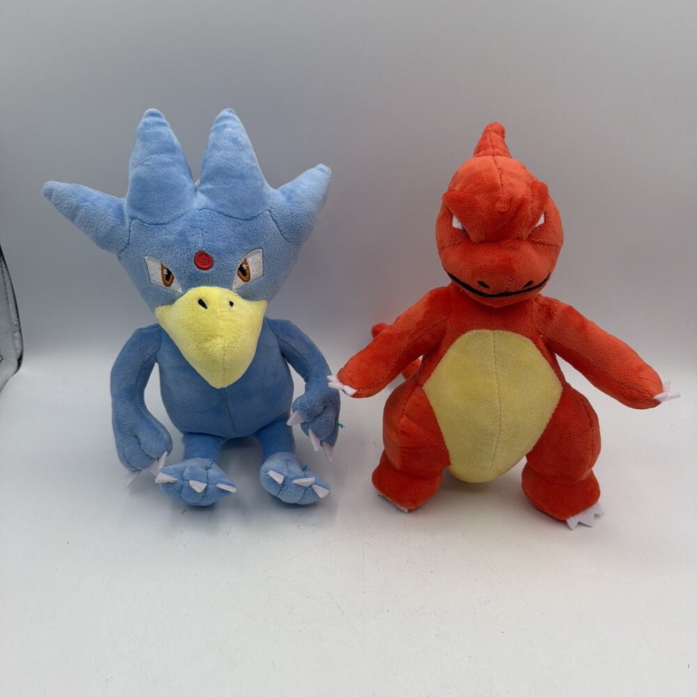Pokémon Charmeleon Golduck Plush with Suction Cup Window Cling 2018 Stuffed Toy